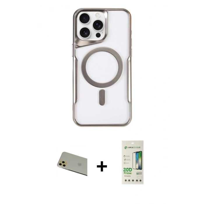 MARSİLYAN™- iPhone 11 Pro Max Kılıf Yadigar Klasik Özel Seri - Siyah 20D Premium Cam Ekran Koruyucu + Gold Rainbow Kamera Lens Koruma Cam