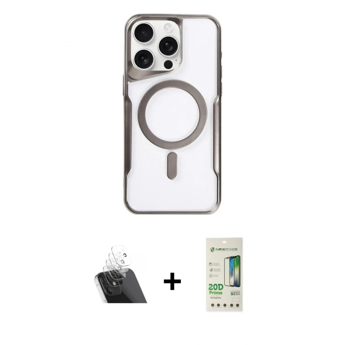 MARSİLYAN™- iPhone 11 Pro Max Kılıf Yadigar Klasik Özel Seri - Siyah 20D Premium Cam Ekran Koruyucu + Kamera Lens Koruma Cam - SF