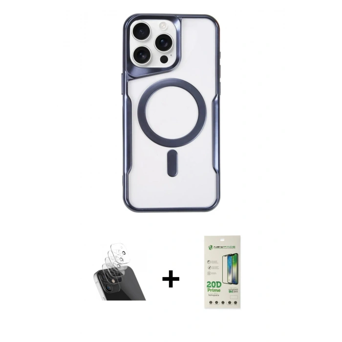 MARSİLYAN™- iPhone 11 Pro Max Kılıf Yadigar Klasik Özel Seri - Siyah 20D Premium Cam Ekran Koruyucu + Kamera Lens Koruma Cam - SF