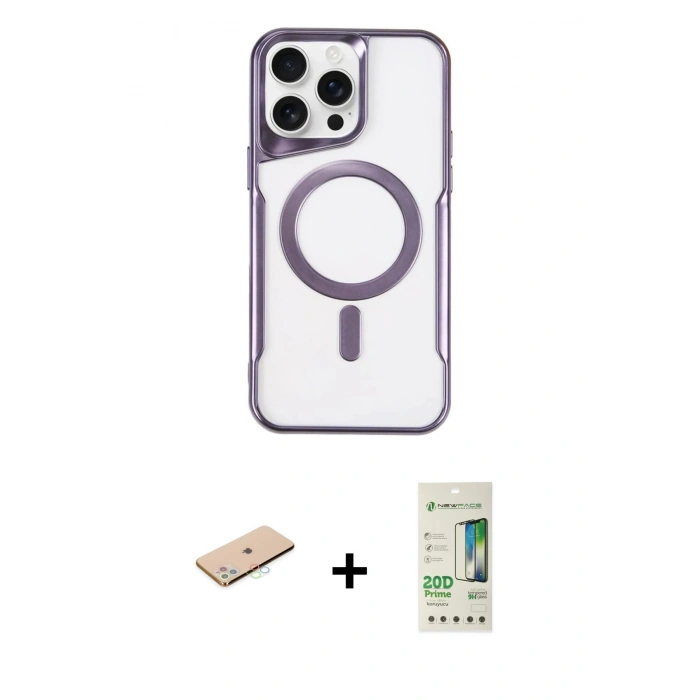 MARSİLYAN™- iPhone 11 Pro Max Kılıf Yadigar Klasik Özel Seri - Siyah 20D Premium Cam Ekran Koruyucu + Renkli Kamera Lens Koruma Cam - MI