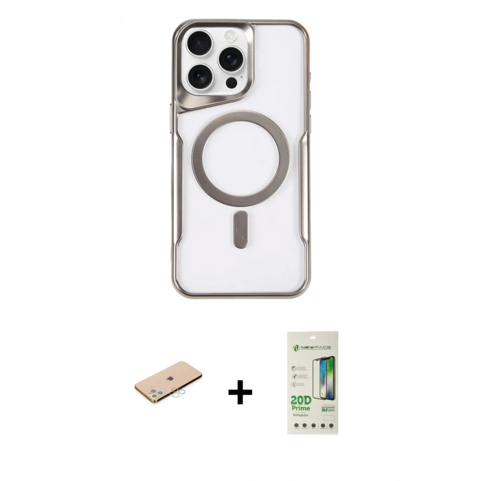 MARSİLYAN™- iPhone 11 Pro Max Kılıf Yadigar Klasik Özel Seri - Siyah 20D Premium Cam Ekran Koruyucu + Renkli Kamera Lens Koruma Cam - MI