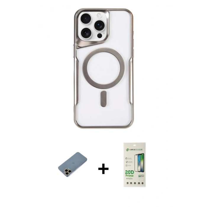 MARSİLYAN™- iPhone 11 Pro Max Kılıf Yadigar Klasik Özel Seri - Siyah 20D Premium Cam Ekran Koruyucu + Shine Kamera Lens Koruma Cam - GD