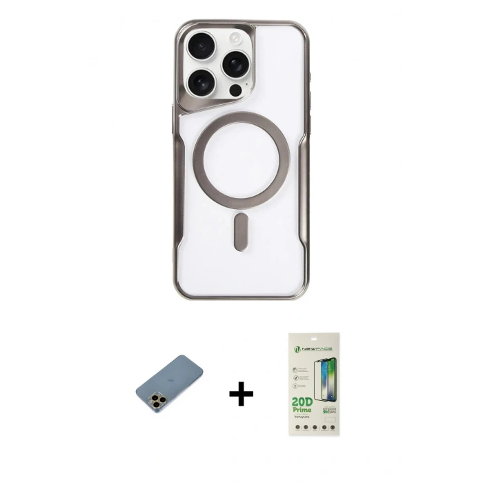 MARSİLYAN™- iPhone 11 Pro Max Kılıf Yadigar Klasik Özel Seri - Siyah 20D Premium Cam Ekran Koruyucu + Shine Kamera Lens Koruma Cam - GD