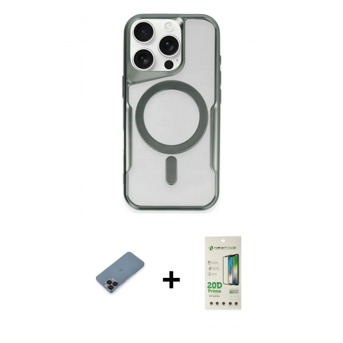MARSİLYAN™- iPhone 11 Pro Max Kılıf Yadigar Klasik Özel Seri - Siyah 20D Premium Cam Ekran Koruyucu + Metal Kamera Lens Koruma Cam - SH