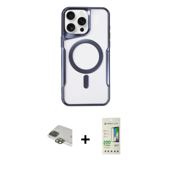 MARSİLYAN™- iPhone 11 Pro Max Kılıf Yadigar Klasik Özel Seri - Siyah 20D Premium Cam Ekran Koruyucu + Yeşil Pers Alüminyum Kamera Lens