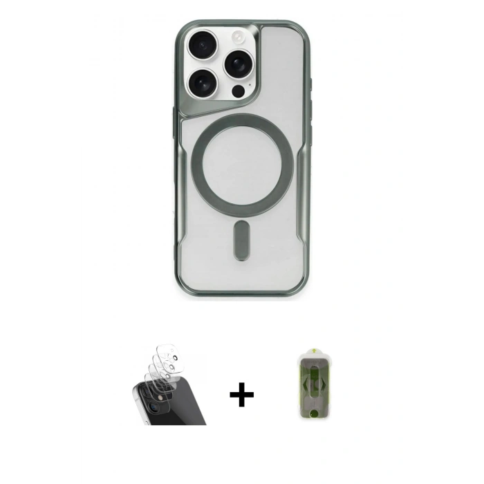 MARSİLYAN™- iPhone 11 Pro Max Kılıf Yadigar Klasik Özel Seri - Siyah Joko Magic 5D Hayalet Cam + Kamera Lens Koruma Cam - SF