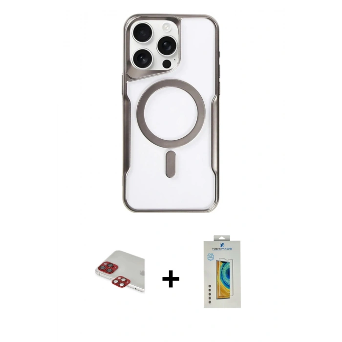 MARSİLYAN™- iPhone 11 Pro Max Kılıf Yadigar Klasik Özel Seri - Siyah Polymer Nano Ekran Koruyucu + Pers Alüminyum Kamera Lens - KI