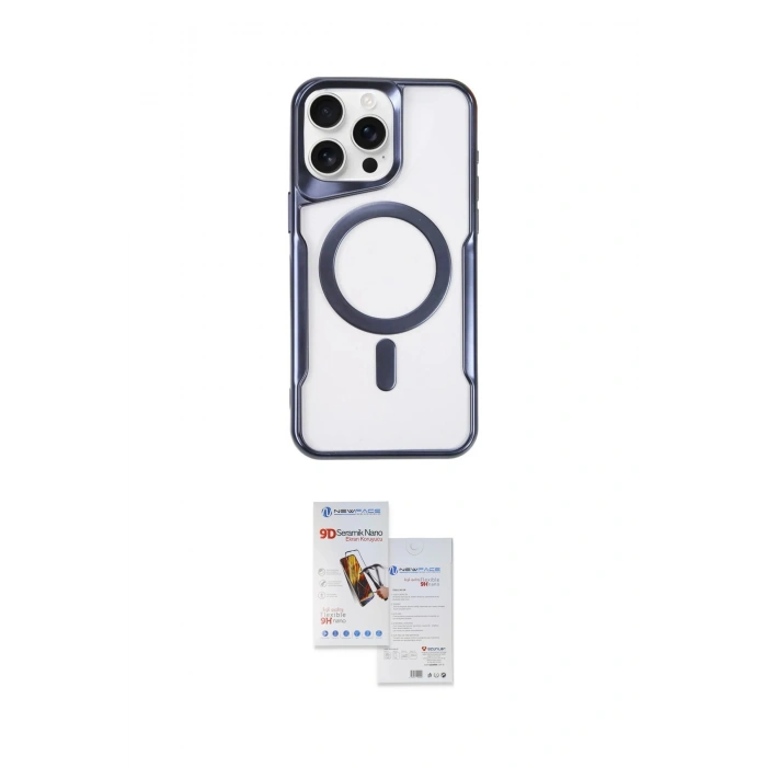 MARSİLYAN™- iPhone 11 Pro Max Kılıf Yadigar Klasik Özel Seri - Siyah Seramik Nano Ekran Koruyucu