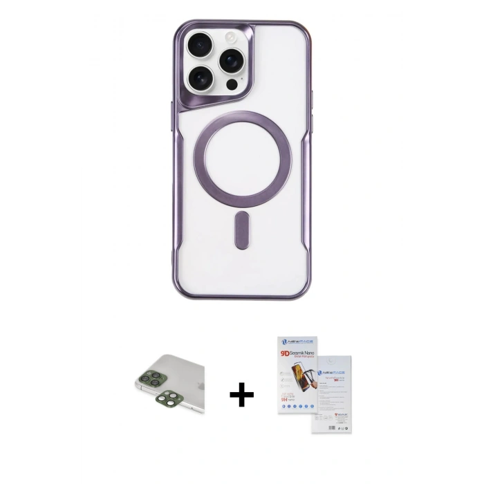 MARSİLYAN™- iPhone 11 Pro Max Kılıf Yadigar Klasik Özel Seri - Siyah Seramik Nano Ekran Koruyucu + Pers Alüminyum Kamera Lens - YL
