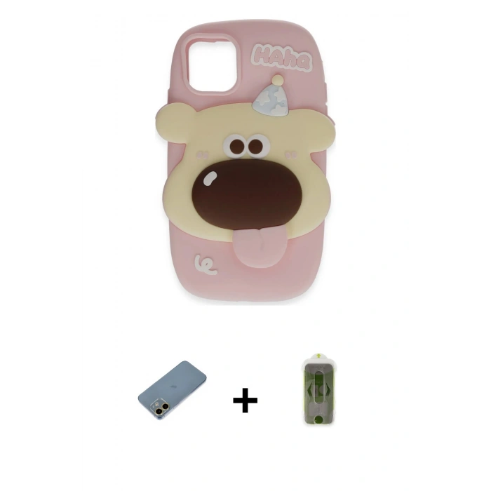 MARSİLYAN™- iPhone 12 Kılıf Akış Yansıma - Siyah Joko Magic 5D Hayalet Cam + Shine Kamera Lens Koruma Cam - GD