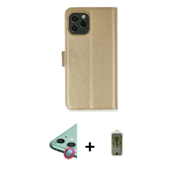 MARSİLYAN™- iPhone 12 Kılıf Siluet Işık Serisi - Siyah Joko Magic 5D Hayalet Cam + Raze Metal Kamera Lens - KI