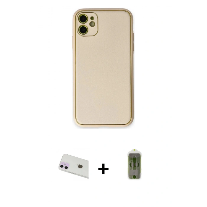 MARSİLYAN™- iPhone 12 Kılıf Yadigar Klasik - Siyah Joko Magic 5D Hayalet Cam + Rainbow Kamera Lens Koruma Cam - MR