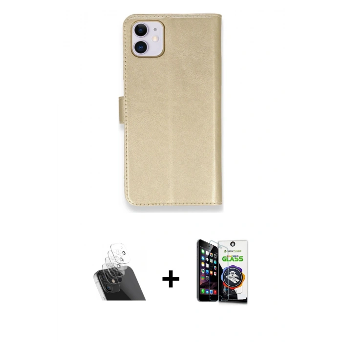MARSİLYAN™- iPhone 12 Mini Kılıf Siluet Işık Serisi - Şeffaf Temperli Cam Ekran Koruyucu + Kamera Lens Koruma Cam - SF