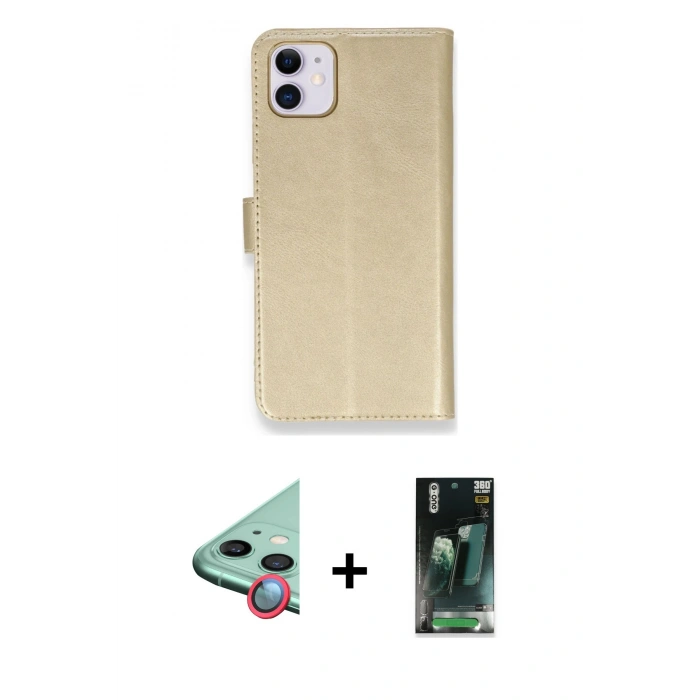 MARSİLYAN™- iPhone 12 Mini Kılıf Siluet Işık Serisi - Siyah 360 Mat Full Body Arka Koruyucu + Raze Metal Kamera Lens - KI