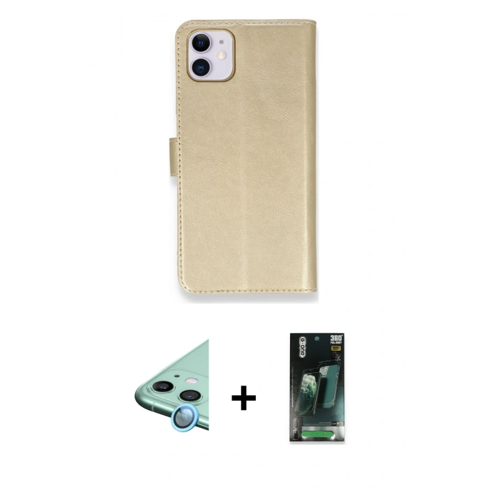 MARSİLYAN™- iPhone 12 Mini Kılıf Siluet Işık Serisi - Siyah 360 Mat Full Body Arka Koruyucu + Mavi Raze Metal Kamera Lens