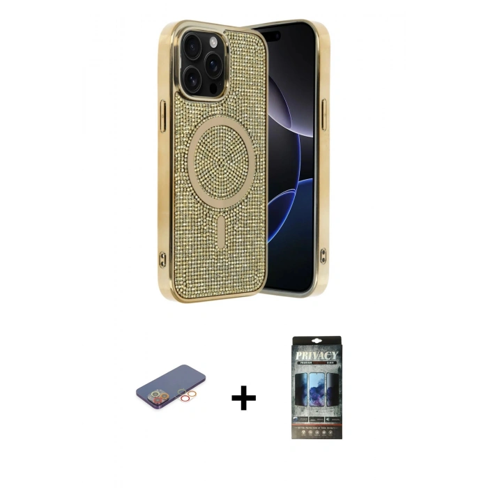 MARSİLYAN™- iPhone 12 Pro Kılıf Eksen Çizgi - Siyah 34D Hayalet Izgaralı Cam + Renkli Kamera Lens Koruma Cam - TU