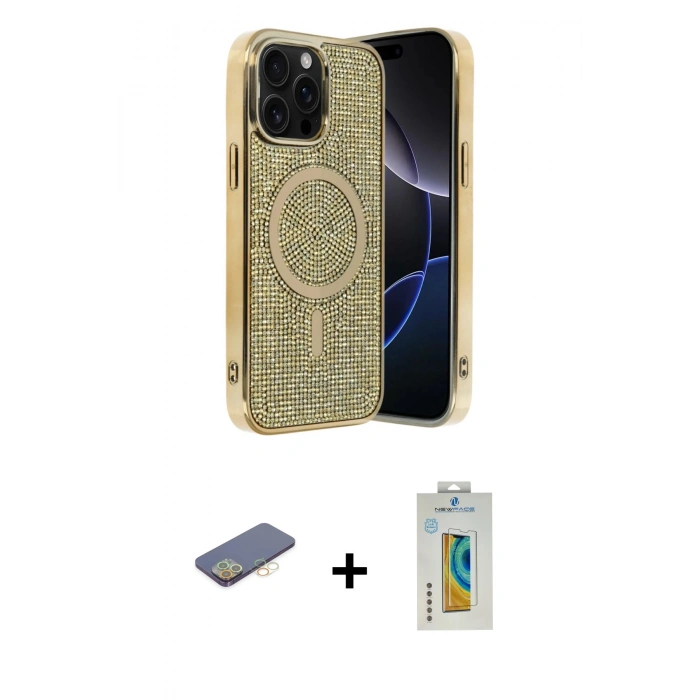 MARSİLYAN™- iPhone 12 Pro Kılıf Eksen Çizgi - Siyah Polymer Nano Ekran Koruyucu + Renkli Kamera Lens Koruma Cam - SI