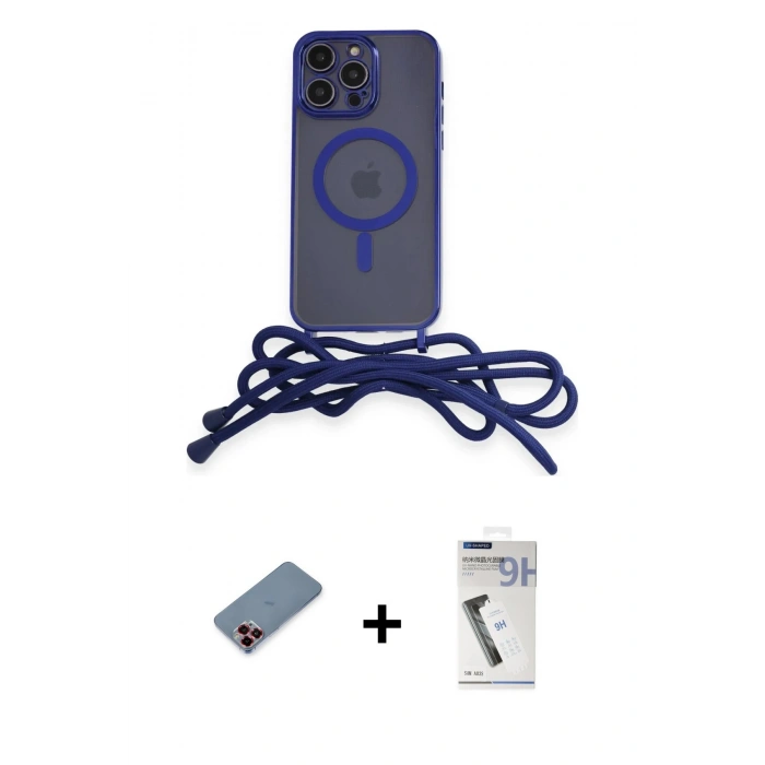 MARSİLYAN™- iPhone 12 Pro Kılıf Eksen Özel Seri - Şeffaf Uv Polymer Nano Ekran Koruyucu + Metal Kamera Lens Koruma Cam - KI