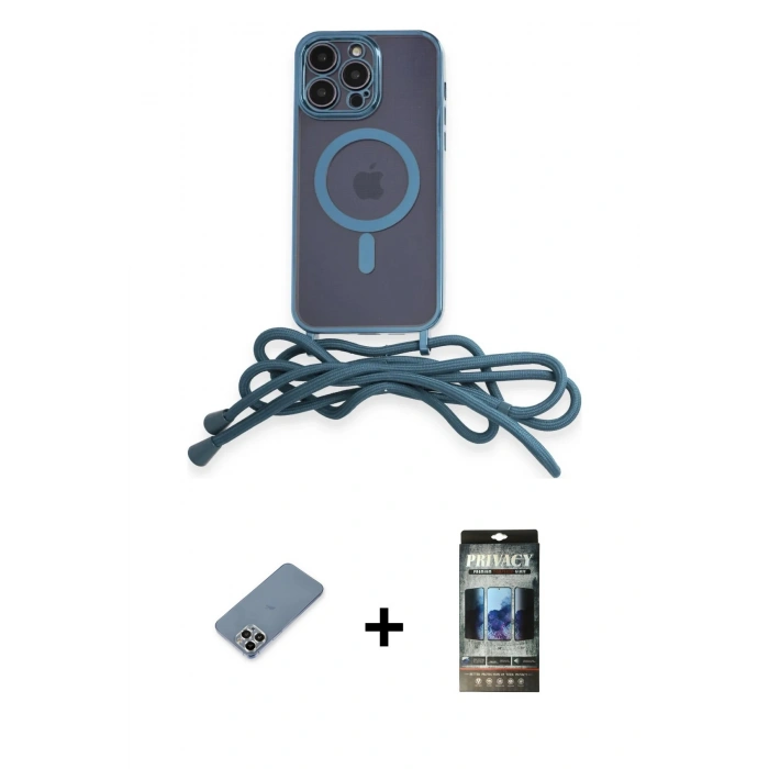 MARSİLYAN™- iPhone 12 Pro Kılıf Eksen Özel Seri - Siyah 34D Hayalet Izgaralı Cam + Metal Kamera Lens Koruma Cam - GS
