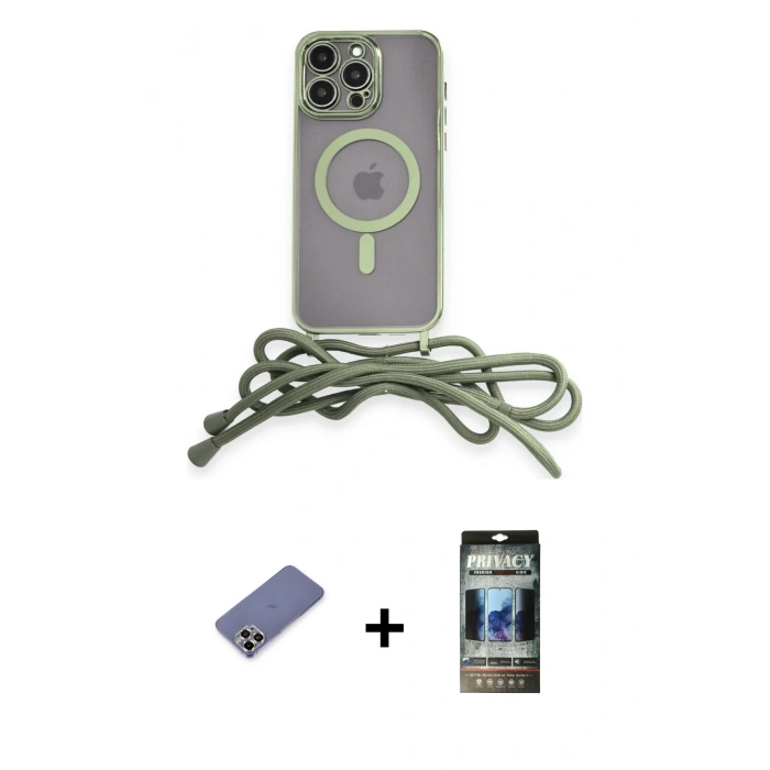 MARSİLYAN™- iPhone 12 Pro Kılıf Eksen Özel Seri - Siyah 34D Hayalet Izgaralı Cam + Metal Kamera Lens Koruma Cam - GD