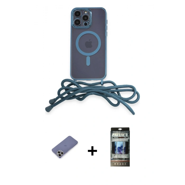 MARSİLYAN™- iPhone 12 Pro Kılıf Eksen Özel Seri - Siyah 34D Hayalet Izgaralı Cam + Metal Kamera Lens Koruma Cam - GD