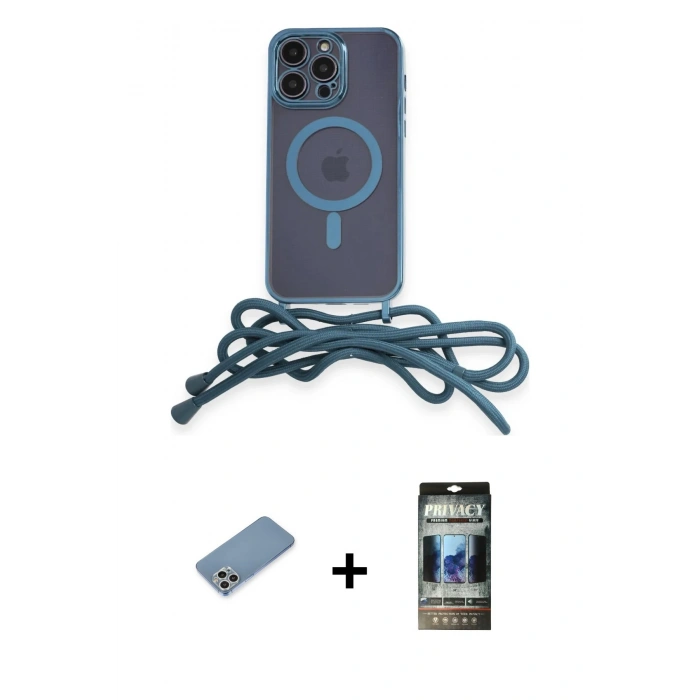 MARSİLYAN™- iPhone 12 Pro Kılıf Eksen Özel Seri - Siyah 34D Hayalet Izgaralı Cam + Shine Kamera Lens Koruma Cam - GS