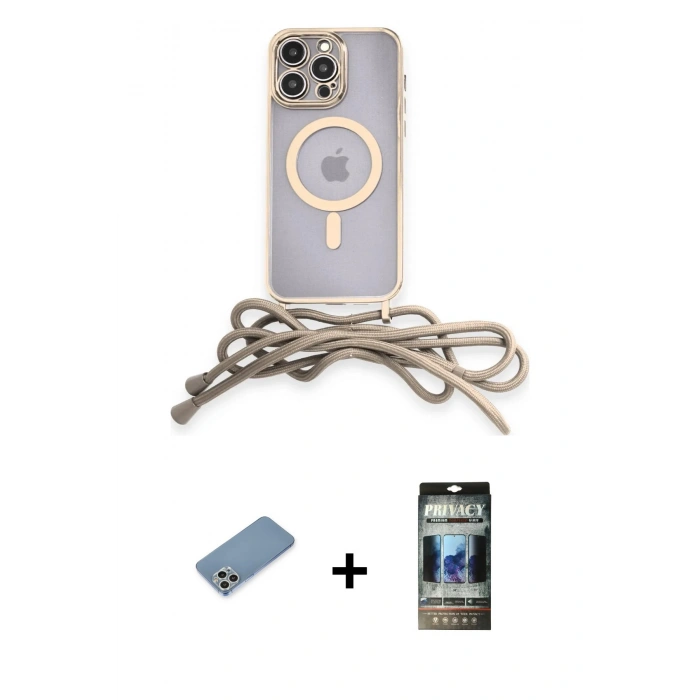 MARSİLYAN™- iPhone 12 Pro Kılıf Eksen Özel Seri - Siyah 34D Hayalet Izgaralı Cam + Shine Kamera Lens Koruma Cam - GS