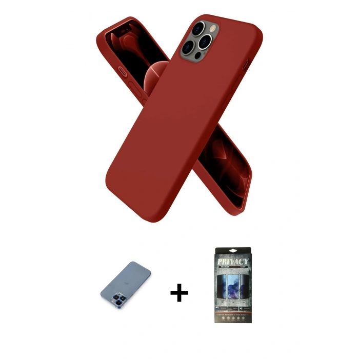 MARSİLYAN™- iPhone 12 Pro Kılıf Kozmos Yansıma Özel Seri - Siyah 34D Hayalet Izgaralı Cam + Metal Kamera Lens Koruma Cam - MI