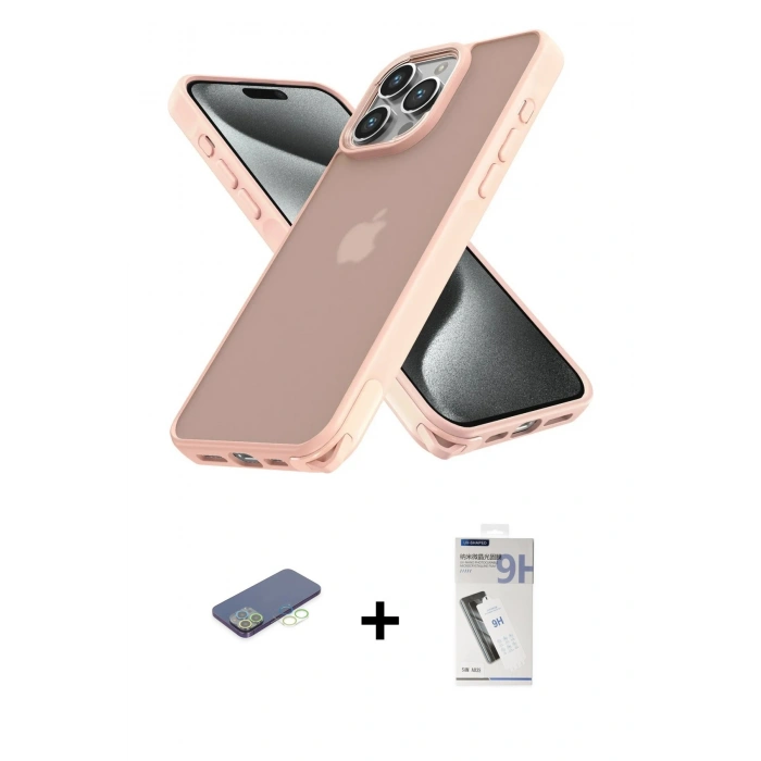 MARSİLYAN™- iPhone 12 Pro Max Kılıf Atlas Form - Şeffaf Uv Polymer Nano Ekran Koruyucu + Yeşil Renkli Kamera Lens Koruma Cam