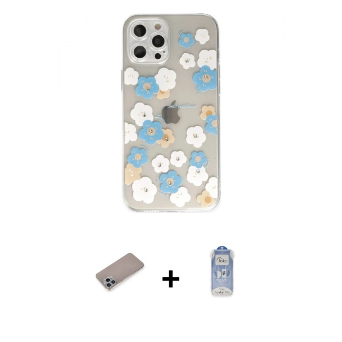 MARSİLYAN™- iPhone 12 Pro Max Kılıf Eksen Asil Prime - Siyah Joko Magic 5D Cam + Shine Kamera Lens Koruma Cam - SABE