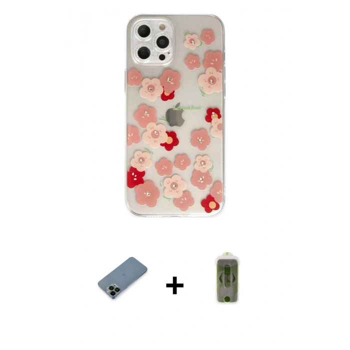 MARSİLYAN™- iPhone 12 Pro Max Kılıf Eksen Asil Prime - Siyah Joko Magic 5D Hayalet Cam + Shine Kamera Lens Koruma Cam - SH