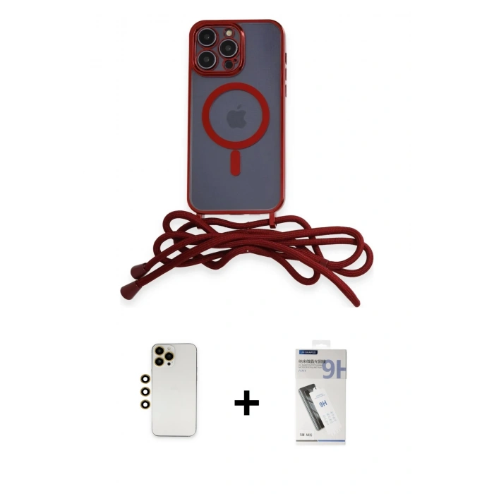 MARSİLYAN™- iPhone 12 Pro Max Kılıf Eksen Özel Seri - Şeffaf Uv Polymer Nano Ekran Koruyucu + Shine Kamera Lens - GD