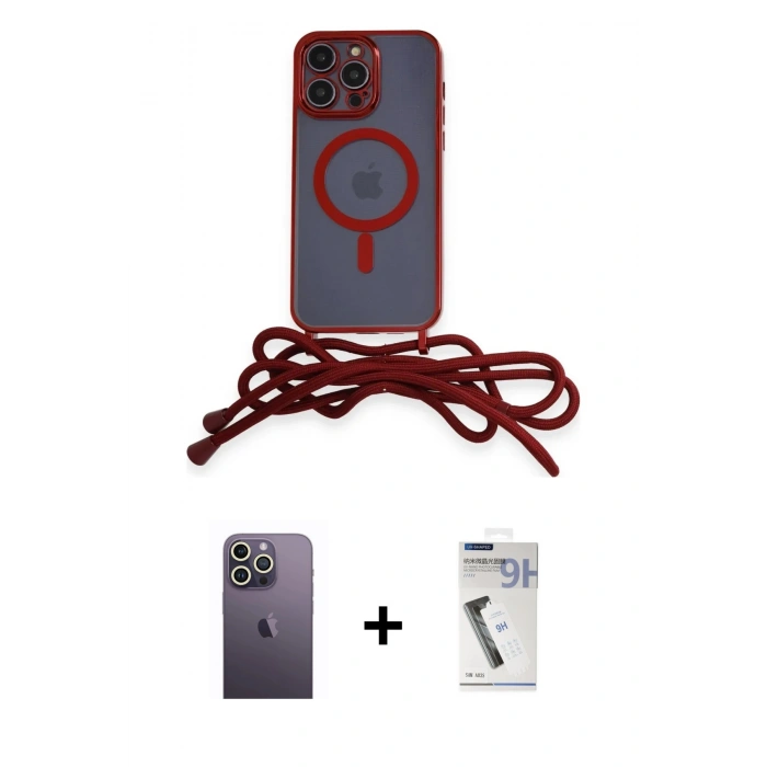 MARSİLYAN™- iPhone 12 Pro Max Kılıf Eksen Özel Seri - Şeffaf Uv Polymer Nano Ekran Koruyucu + Neon Fosforlu Kamera Lens - BZ
