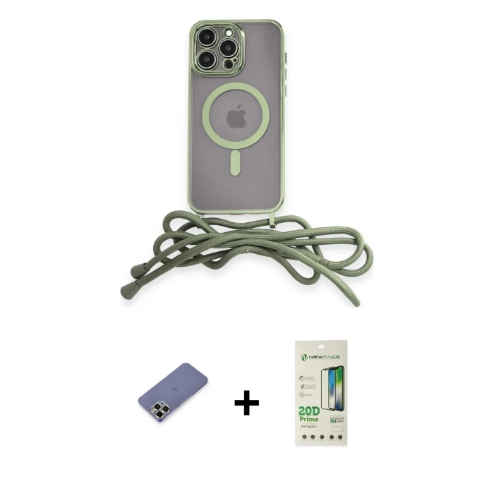 MARSİLYAN™- iPhone 12 Pro Max Kılıf Eksen Özel Seri - Siyah 20D Premium Cam Ekran Koruyucu + Metal Kamera Lens Koruma Cam - GD