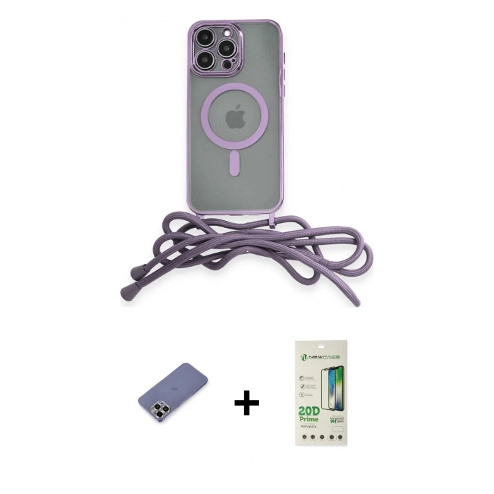MARSİLYAN™- iPhone 12 Pro Max Kılıf Eksen Özel Seri - Siyah 20D Premium Cam Ekran Koruyucu + Metal Kamera Lens Koruma Cam - GD