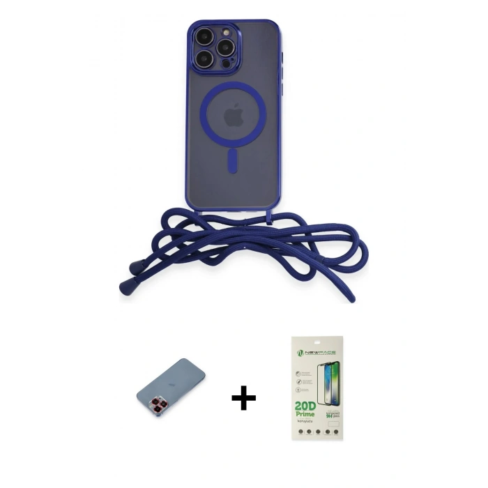 MARSİLYAN™- iPhone 12 Pro Max Kılıf Eksen Özel Seri - Siyah 20D Premium Cam Ekran Koruyucu + Metal Kamera Lens Koruma Cam - KI