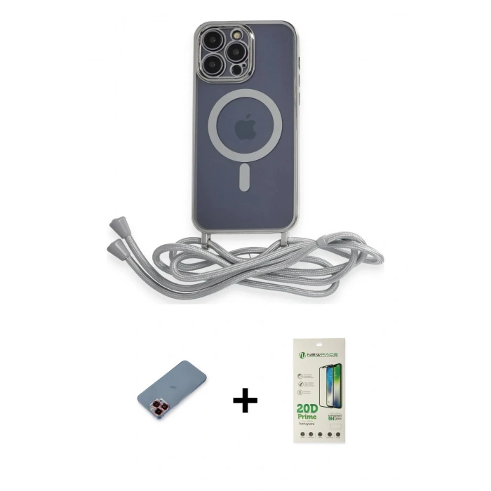MARSİLYAN™- iPhone 12 Pro Max Kılıf Eksen Özel Seri - Siyah 20D Premium Cam Ekran Koruyucu + Metal Kamera Lens Koruma Cam - KI