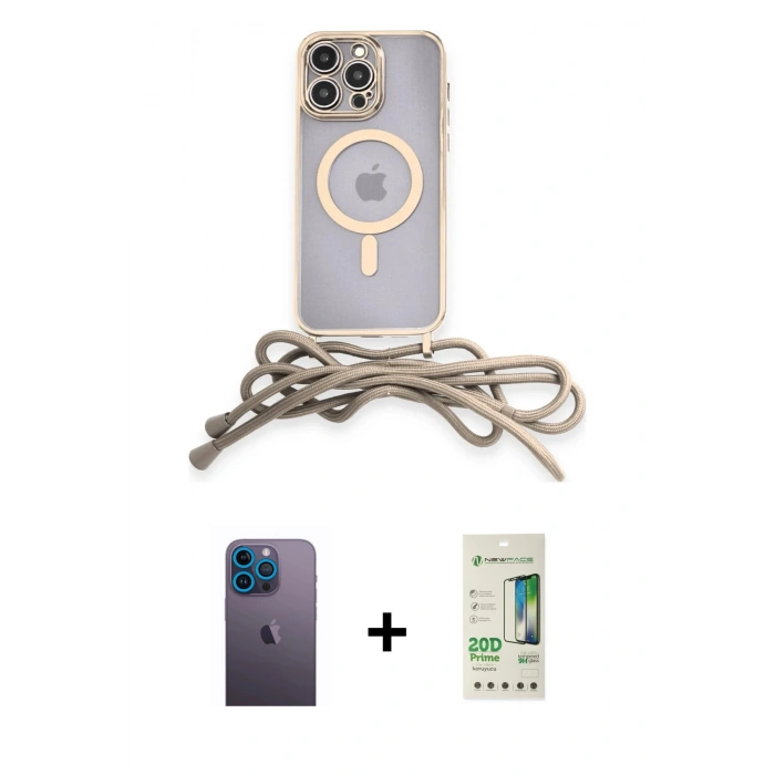 MARSİLYAN™- iPhone 12 Pro Max Kılıf Eksen Özel Seri - Siyah 20D Premium Cam Ekran Koruyucu + Neon Fosforlu Kamera Lens - MI