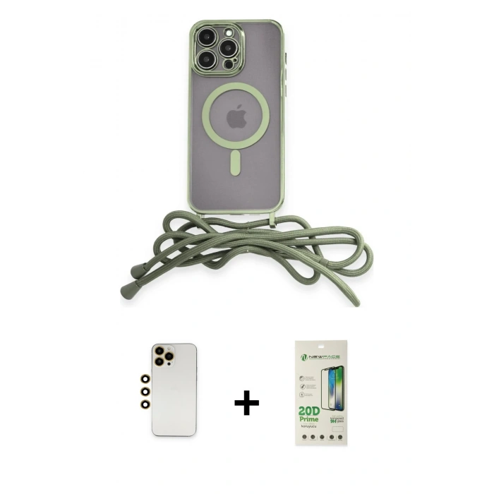 MARSİLYAN™- iPhone 12 Pro Max Kılıf Eksen Özel Seri - Siyah 20D Premium Cam Ekran Koruyucu + Shine Kamera Lens - GD