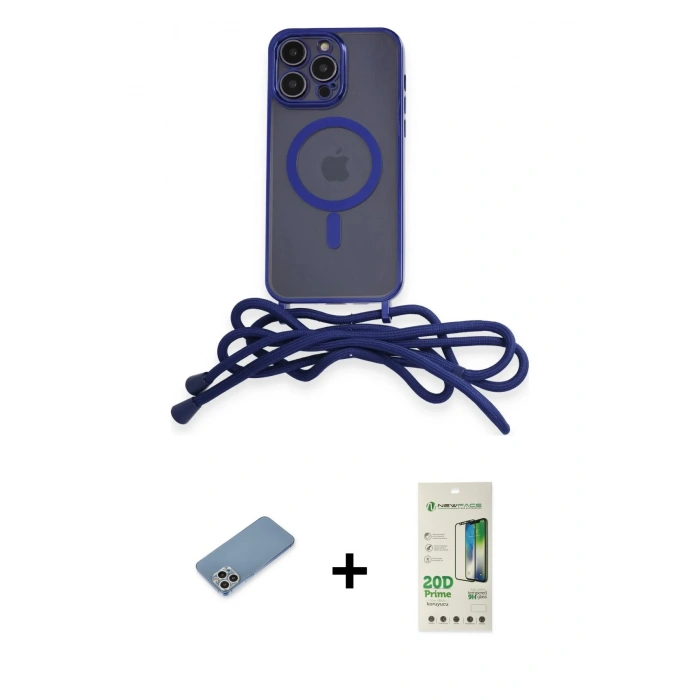 MARSİLYAN™- iPhone 12 Pro Max Kılıf Eksen Özel Seri - Siyah 20D Premium Cam Ekran Koruyucu + Shine Kamera Lens Koruma Cam - GS