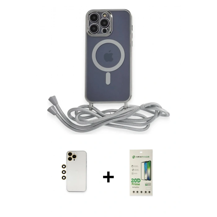 MARSİLYAN™- iPhone 12 Pro Max Kılıf Eksen Özel Seri - Siyah 20D Premium Cam Ekran Koruyucu + Shine Kamera Lens - GD