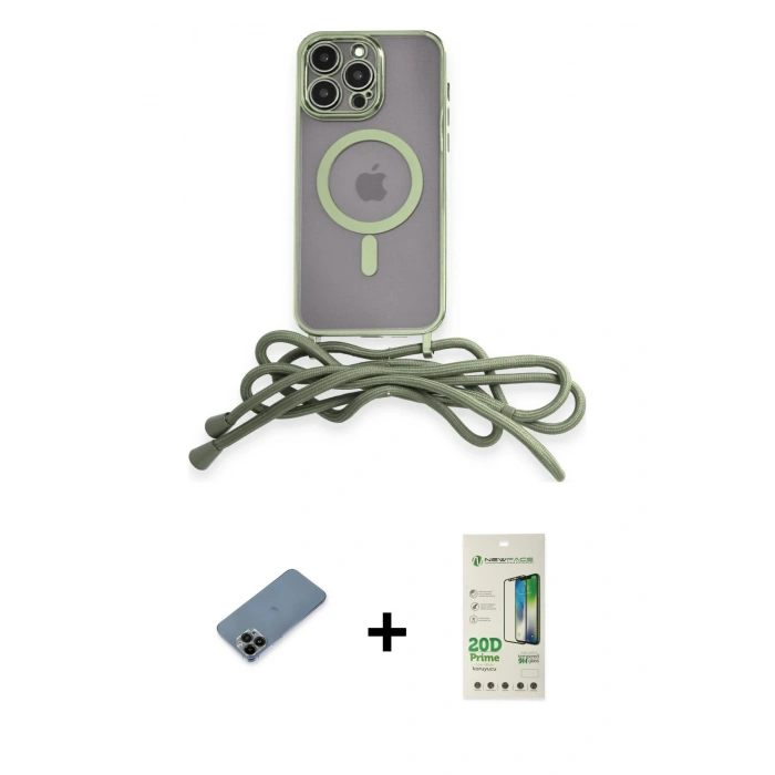 MARSİLYAN™- iPhone 12 Pro Max Kılıf Eksen Özel Seri - Siyah 20D Premium Cam Ekran Koruyucu + Shine Kamera Lens Koruma Cam - SH