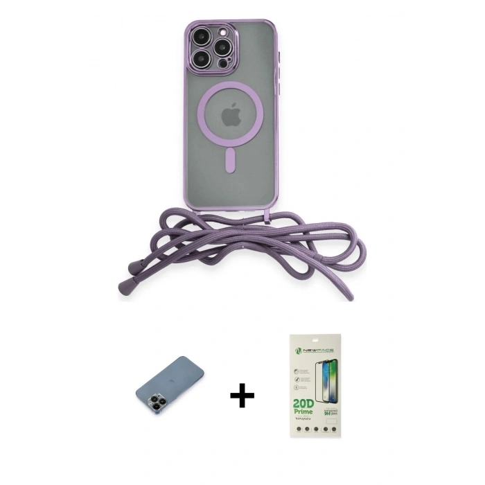 MARSİLYAN™- iPhone 12 Pro Max Kılıf Eksen Özel Seri - Siyah 20D Premium Cam Ekran Koruyucu + Shine Kamera Lens Koruma Cam - SH