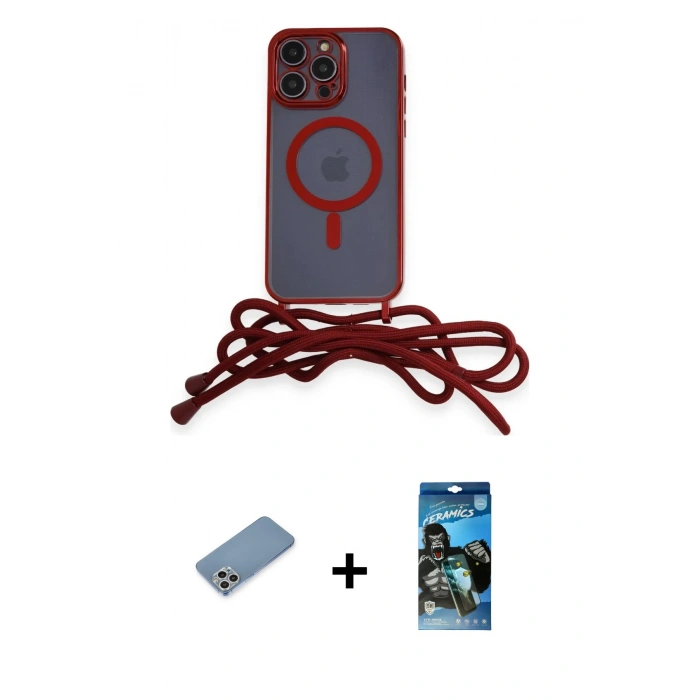 MARSİLYAN™- iPhone 12 Pro Max Kılıf Eksen Özel Seri - Siyah 34D Izgaralı Cam + Shine Kamera Lens Koruma Cam - GS