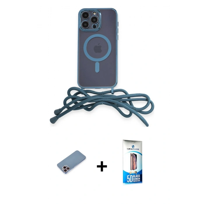 MARSİLYAN™- iPhone 12 Pro Max Kılıf Eksen Özel Seri - Siyah 5D Eko Cam Ekran Koruyucu + Shine Kamera Lens Koruma Cam - PE