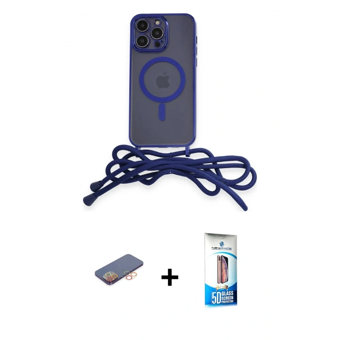 MARSİLYAN™- iPhone 12 Pro Max Kılıf Eksen Özel Seri - Siyah 5D Eko Cam Ekran Koruyucu + Turuncu Renkli Kamera Lens Koruma Cam