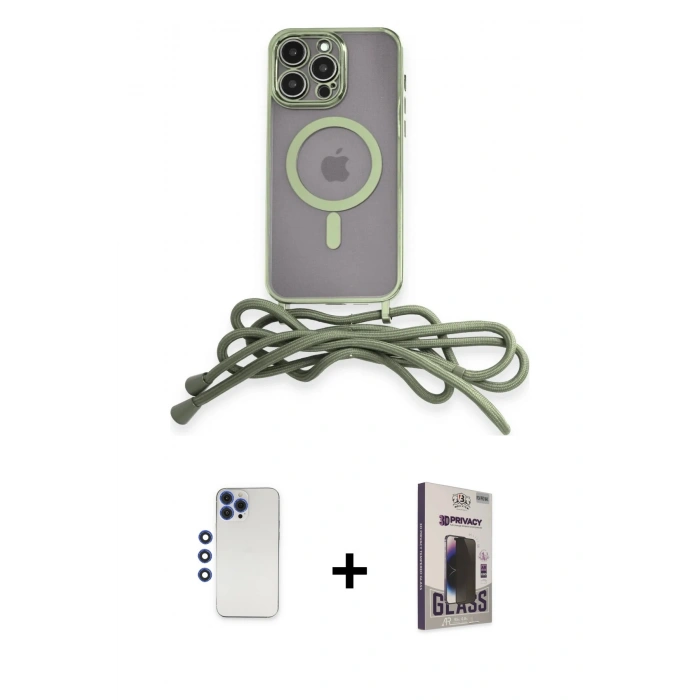 MARSİLYAN™- iPhone 12 Pro Max Kılıf Eksen Özel Seri - Siyah Bilvis Hayalet Cam Ekran Koruyucu + Lacivert Shine Kamera Lens