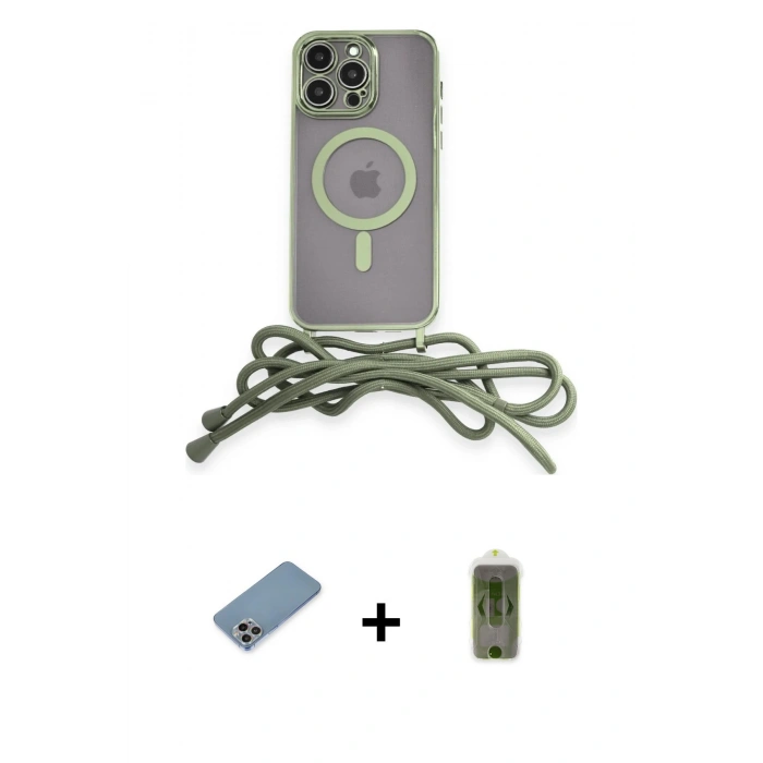 MARSİLYAN™- iPhone 12 Pro Max Kılıf Eksen Özel Seri - Siyah Joko Magic 5D Hayalet Cam + Shine Kamera Lens Koruma Cam - GI