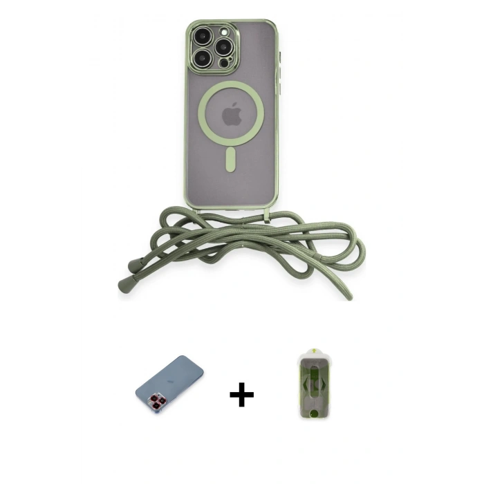 MARSİLYAN™- iPhone 12 Pro Max Kılıf Eksen Özel Seri - Siyah Joko Magic 5D Hayalet Cam + Metal Kamera Lens Koruma Cam - KI