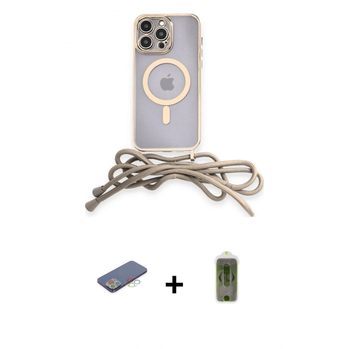 MARSİLYAN™- iPhone 12 Pro Max Kılıf Eksen Özel Seri - Siyah Joko Magic 5D Hayalet Cam + Renkli Kamera Lens Koruma Cam - MI